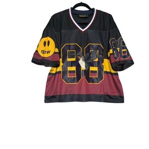 Drew House Hummingbird Practice Jersey Magnolia Black Yellow 88 Adult XS/S NWOT